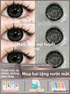 ZIRANMEI | Mắt Kính Kontakt Màu Đen Dùng Một Ngày