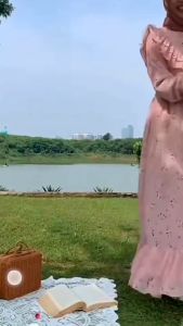 PROMO LEBARAN HAGIA DRESS CRINGKLE AIRFLOW/GAMIS REMAJA KEKINIAN KOREAN LOOK/DRESS RAMADHAN