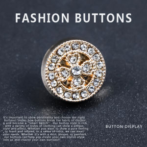 Nút Kim Loại Tròn Cao Cấp Thời Trang Nhỏ Thanh Lịch Nút Khoét Rỗng Khâu Tay Áo Sơ Mi Chất Lượng Cao DIY Vật Dụng Thủ Công