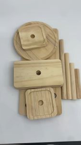 Universal Multilayer Dessert Cake Stand for Desktop Stand Tiered Tray Wooden Display Riser Stand