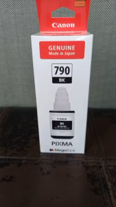 CANON GI-790BK หมึก Ink Tank (ดำ) สำหรับเครื่องปริ้นเตอร์ G1000/G2000/G3000 มีคุณภาพสูง แสดงอย่างเดียว