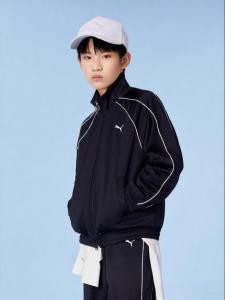PUMA | Autumn Long Sleeve Knitted Casual Zipper Sportswear Childrens Jacket