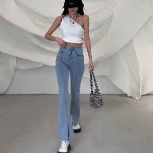 ส่งเร็ว กางเกงยีนส์ ราคาถูก ดีเทล น้องทรงขาม้า เก็บพูดพลาง ทรงเริ่ด ควรมี