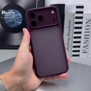 18 ProMax Luxury Business Translucent Phone Case for iPhone 18 17 Pro Max 18Pro Shockproof Bumper Acrylic TPU Hybrid Armor Cover