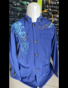 KOKO JASKO ANAK LAKI-LAKI BORDIR USIA 3-15 TAHUN / BAJU JAS KOKO ANAK PAUD TK SD SMP MOTIF BORDIR