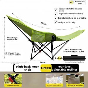 ZHENMIAO | Portable Outdoor Camp Office Lunch Break Folding Chair
