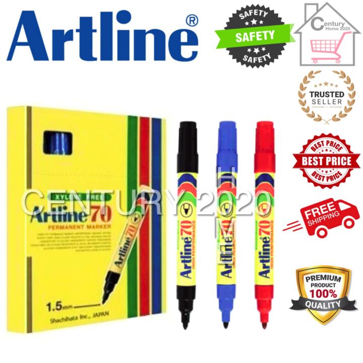ARTLINE 70 Permanent Marker Pen BOX Lazada Lazada