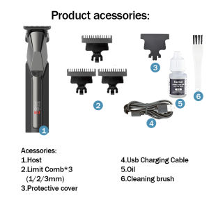 Kemei Km-282 7000RPM Hair Clipper Mini Design for Travelling Hair Beard Cutting Machine Electrical