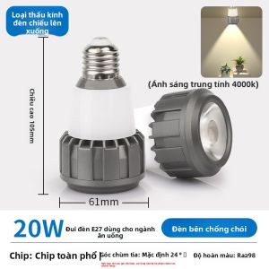 WANLIYANG | Đèn Treo Cốc E27 LED CRI Cao Chống Loá cho Nhà Hàng