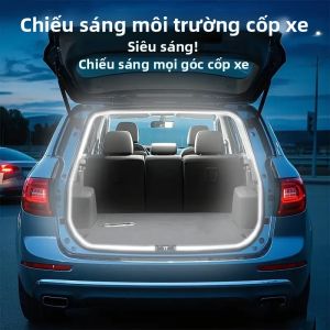 Dải Đèn LED Cốp Xe Với Cảm Biến Tự Động Bật/tắt Chống Nước Đèn Viền Ẩn Cho Trang Trí Ô Tô Phụ Kiện SUV & Xe Tải