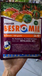 BESROMIL 35 WP FUNGISIDA PENGENDALI PENYAKIT JAMUR 100 GRAM