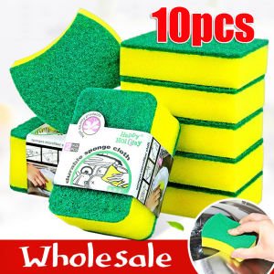 10pcs Non-Scratch Dish Sponge & Scouring Pads: A Comprehensive Guide