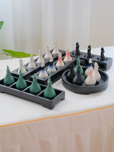 Thai Style Ceramic Leaf Essential Oil Bottle Spa Aromatherapy Perfume Mixing Bowl Wellness Distributor Pot Tray Beauty Salon