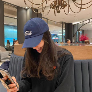 【COD】Korean Emis letter embroidered hat sports baseball cap big head circumference duckbill cap