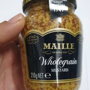 Mù tạt nguyên hạt maille - Maille mustard Old Style lọ 210g nhập khẩu Pháp