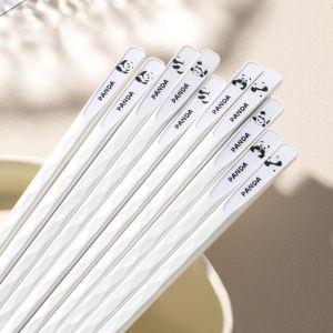 XIAOHUANGLU | Antibacterial Mold-Resistant Non-Slip Heat-Resistant Chopsticks 10 Pairs