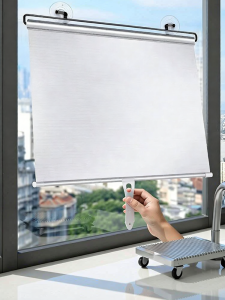 REVGUEN | Light Blocking & Sunshade Suction Cup Easy Install Curtain Shading