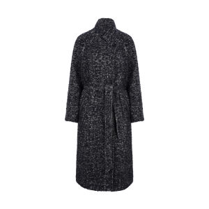 Mossy Truffle Design Mohair Blended Yarns Overcoat Women