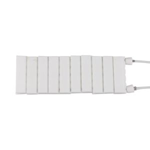 120x40mm White Ceramic Heating Sheet 240W 220V Max Temperature Heat to 800 Degrees Celsius High Temperature Heating Plate