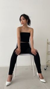 KAYSER Legging Yoga Celana Olahraga Wanita Size S-L High Waist Polos Womens Sports Gym Fitness 466G