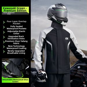 WEICHENGNEI | Rainproof Motorcycle Rain Suit for Adult Delivery Riders