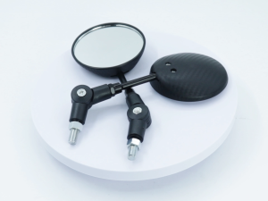 Universal Folding Motorcycle Side Rearview Mirror Round 10mm Scooter Rear Mirror Motocross Dirt Pit Bike Rearview Mirrors