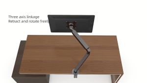 UGL Monitor Arm Gas Strut Flexi Mount Adjustable Stand Monitor Arm Office Gaming Purposes VESA mount