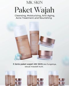Paket Perawatan Skincare Mk Skin (Whitening Acne Melacare) By Mahari Kemala | Mencerahkan Wajah Memudarkan Berminyak