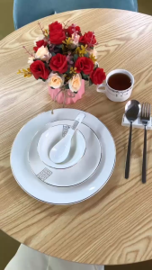 Stainless Steel Cutlery Set (12pcs) -gold silver Food Grade Safe Thick Forks and Spoons for Dining