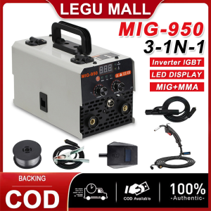 MIG-999 Welding Machine Inverter Portable Home MIG/MMA/TIG 3IN1 Heavy Duty and High power inverter Quality Gasless Welder Inverter Welder IGBT Mig Welding Machine Mini Weld Electric Welding Machine Set Power Tools
