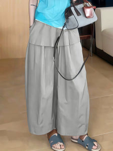Trendy Loose Wide Leg Capri Pants Summer