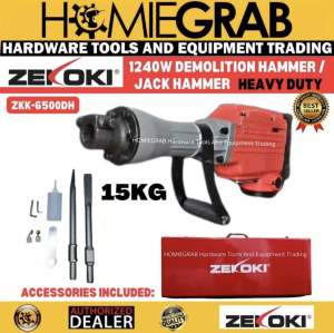 HOYOMA JAPAN 1900W Demolition Hammer / Jack Hammer‼️HT-DH1900‼️ ZEKOKI 1240W DEMOLITION HAMMER / JACK HAMMER‼️NEW MODEL‼️HEAVY DUTY‼️ZKK-6500DH‼️