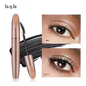 O.TWO.O Super Volumeมาสคาร่ายาวกันน้ําCurlingมาสคาร่า 4Dผ้าไหมเส้นใยEyelashes Extension Eye Make up