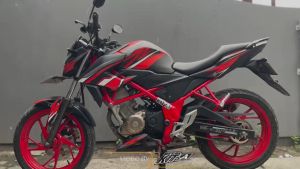 Decal CB 150 R striping stiker motor CB 150 R desain keren MOTIF Hitam Hijau Pupus Racing D-N2-013 N2-015 N6-011