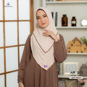 Hijab jilbab kerudung bergo Ar 321 terlaris simple bahan adem melar premium recommeded harian hijab Arrafi