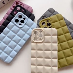 Ốp Lưng iP Caro Nổi 3D Chống Sốc Cực HOT Hàng Trend 7plus/8plus/x/xs/xsmax/11/12/13/pro/max