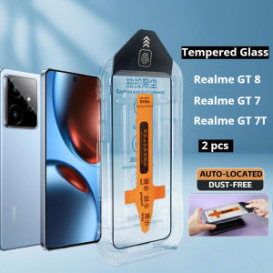 2PC Tempered Glass For Realme GT 8 7 7T GT7 GT8 Dust-free Installation Film Screen Protector For Realme GT 7T 8