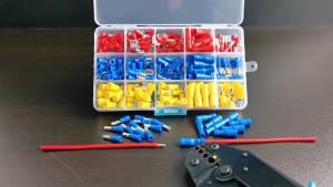30 Sets Bullet Crimp Terminals Electrical Wire Connector Kit Insulated Male and Female Connection For Car Auto Motorcycle Cables