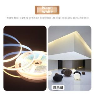 Ultra-Narrow 3mm Cob LED Strip Light 5mm 12V High Brightness 24V Linear Cabinet Aluminum Channel Lighting Strip