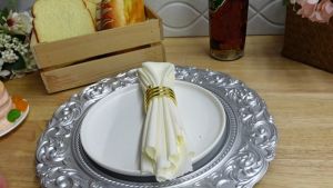 Elegant Charger Plates Designs: Baroque Victorian and Metallic Reef Plate - Baroque Victorian Design, Metallic Reef Design, Plate Charger