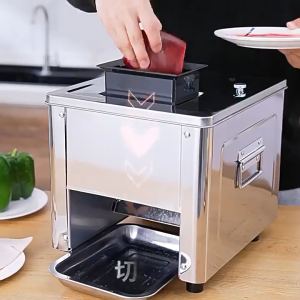 Máy Thái Thịt Tươi Sống Thịt Nướng Bún Chả Thái Sợi Lạp Xưởng Loại 1 Cửa Dao - Bảo Hành 12 Tháng - Nhiều Cỡ Dao