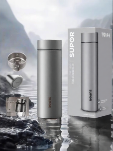 Supor | Bình Nước Cách Nhiệt Titanium Phân Loại Trà