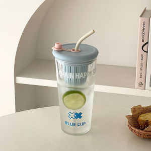 Aesthetic Heat-Resistant Straw Cup for Summer
