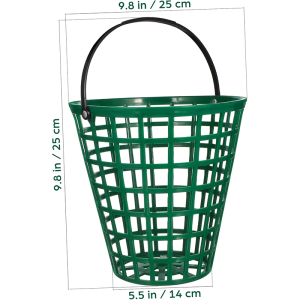 Golfball Hoop Ball Storage Vintage Ball Basket Storage Bucket Container Practice Golf Range Basket