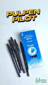 Pulpen Pilot BPT-P Ballpoint Pen Hitam Fine Point Stainless Tip