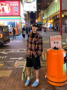 Color-Contrast Check Shirt Mens American Street Retro Plaid Long Sleeves Shirt Loose Casual Fancy Handsome Outwear