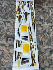 STRIPING STIKER LIS FIZ R F1ZR 2004 PUTIH KUNING