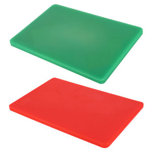 [Chinatera Flagship Store]Plastic Colored Cutting Mat with Anti Slip Surface Flexible Cutting Boards 40x30x2cm for Meat Fish Vegetables Fruit