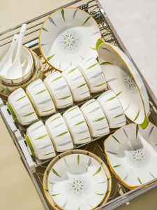 TINY HOME | Underglaze Color Tableware Set Bowl and Plate