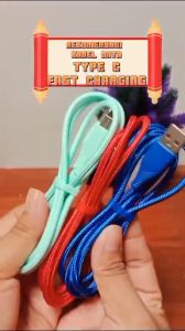 KABEL DATA / KABEL CHARGER TYPE-C MERK VEGER 2.4A FAST CHARGING